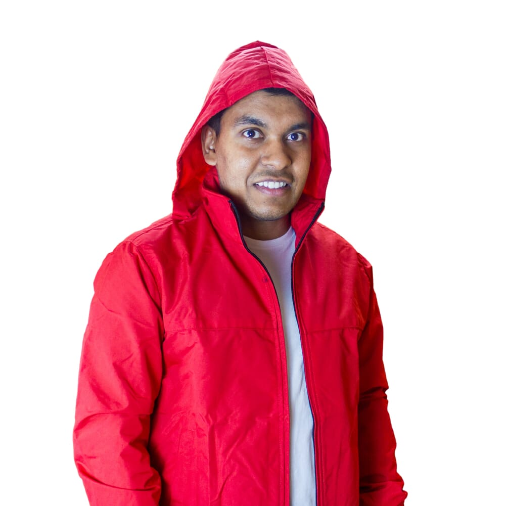 Greys & Blues waterproof Red Jacket